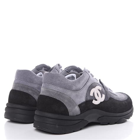 women's chanel sneakers|chanel sneakers grey suede.